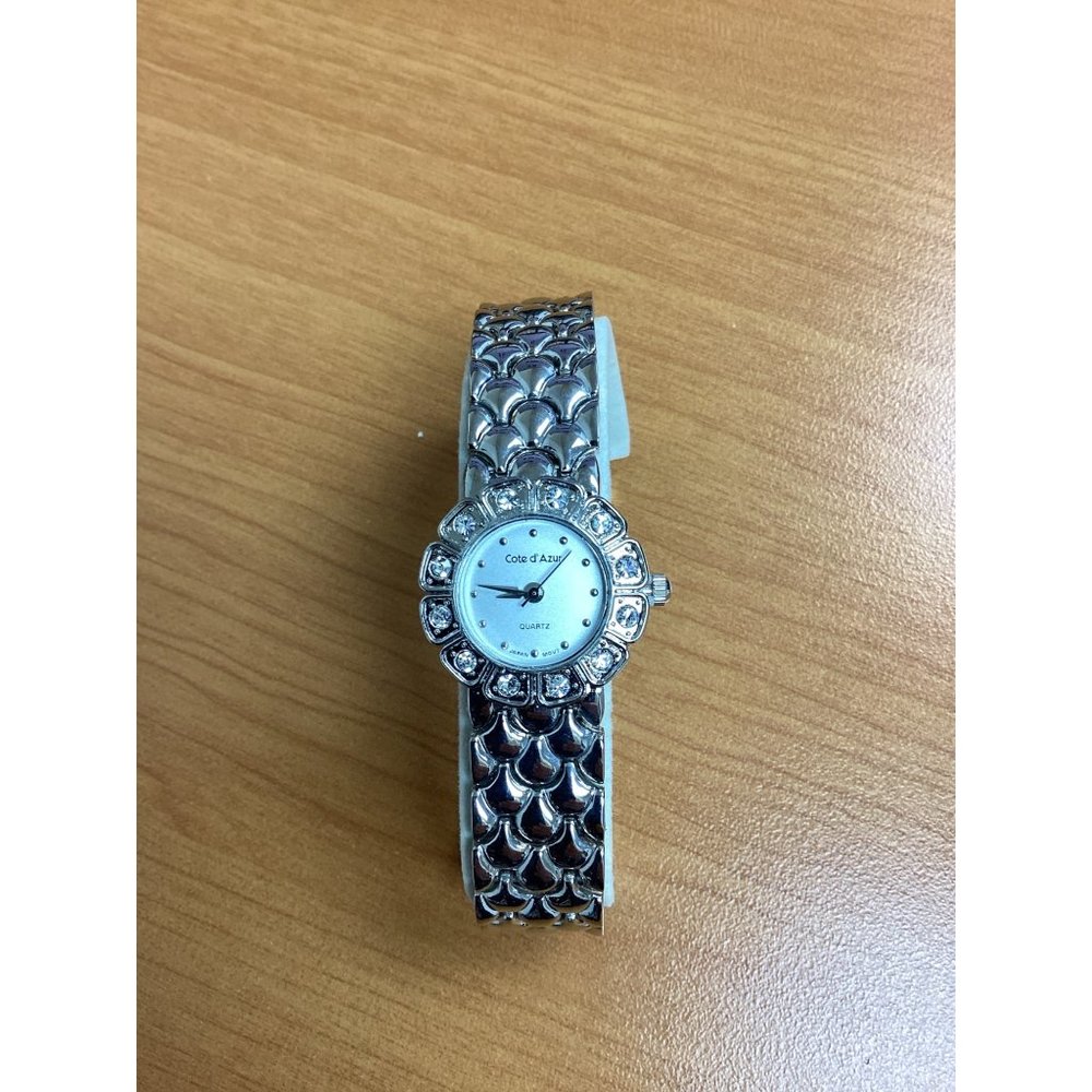 Cote d’ Azur Ladies Watch with Rhinestones around face SKU 696